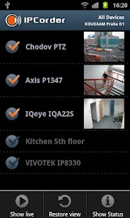IPCorder Mobile Screenshots 1