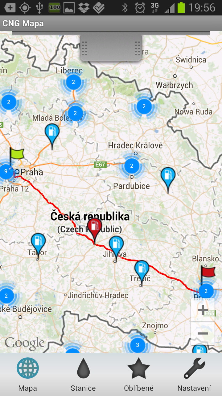 CNG Maps Screen 3