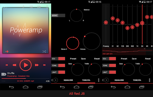 免費下載音樂APP|Poweramp skin ICS/JB Red app開箱文|APP開箱王