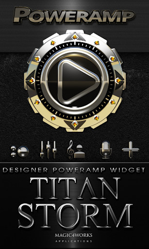 Poweramp Widget Titan Storm