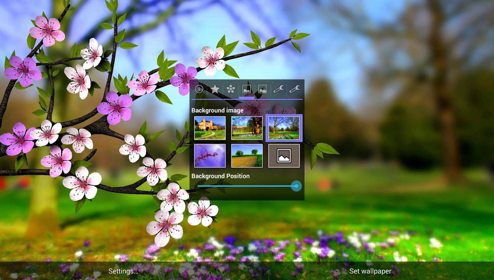 Spring Flowers 3D Parallax Pro Apl Android Di Google Play