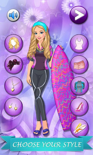 【免費家庭片App】Surfing Star Dress Up-APP點子