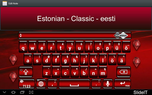 SlideIT Estonian Classic Pack