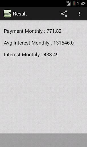 Simple Mortgage Calculator