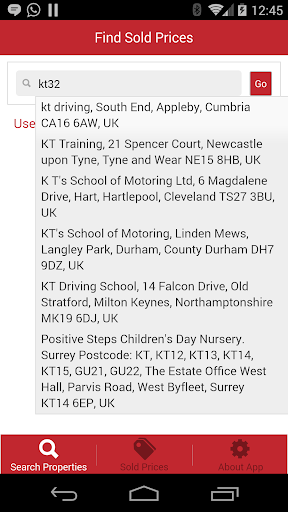 Sold House Prices UK