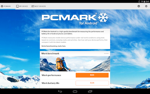 PCMark for Android Benchmark - screenshot thumbnail