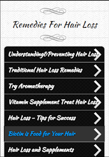 Free remedies for hair loss APK
