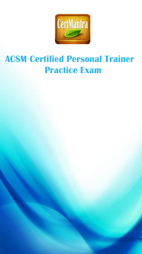 ACSM CPT - Trainer Exam Prep