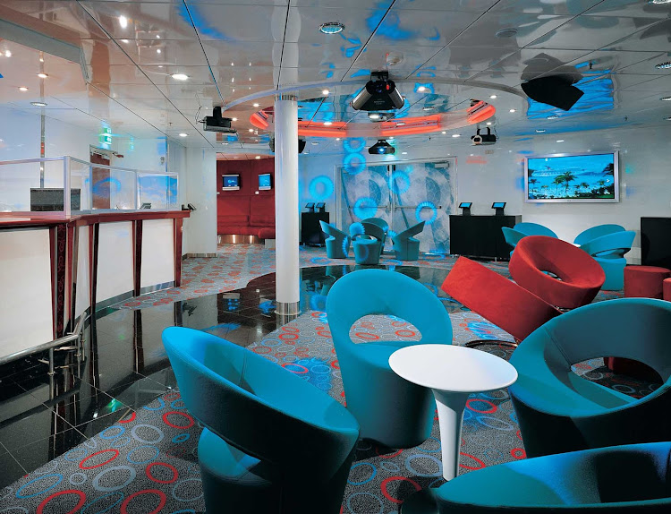 Club O2, the just-for-teens hangout on board Carnival Fascination.
