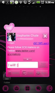 How to mod GO SMS THEME|LovelyHeart lastet apk for bluestacks