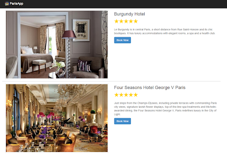 ParisApp Screenshots 1