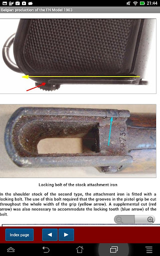 【免費書籍App】FN pistol model 1903 explained-APP點子