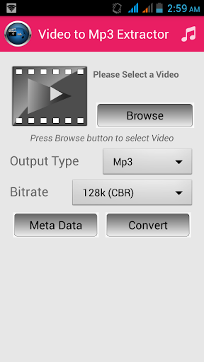 Video to Mp3 Converter