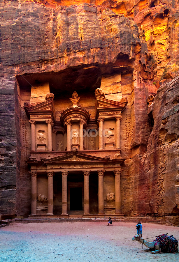Treasury in Petra by Jerry ME Tanigue - Buildings & Architecture Public & Historical