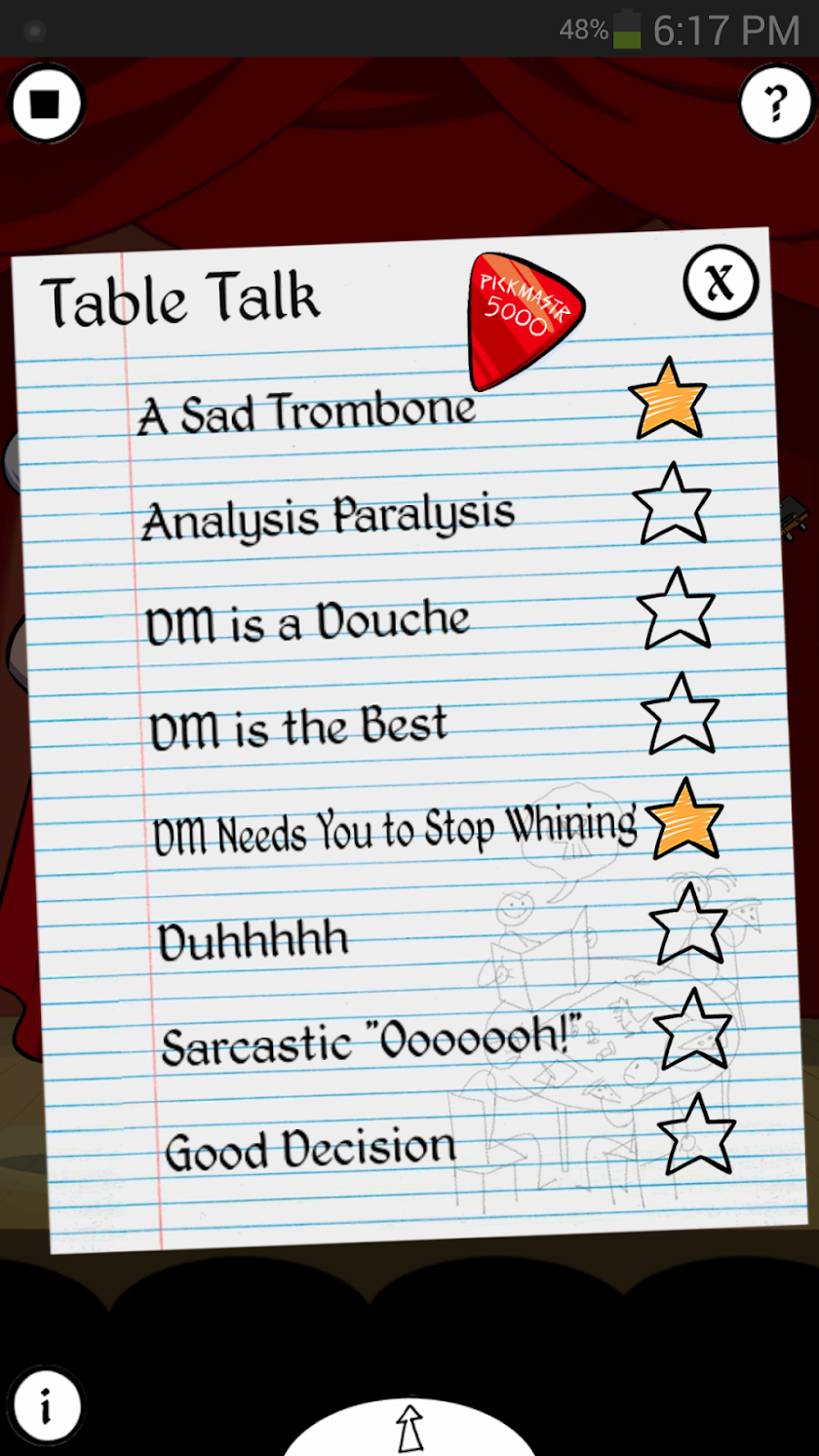 SoundBard - RPG Soundboard Screen 3