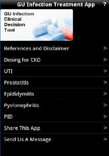 Genitourinary Infection Rx App
