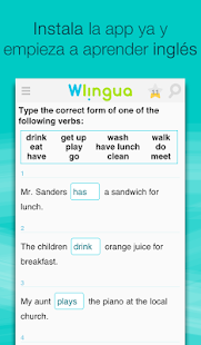Aprender inglés con Wlingua