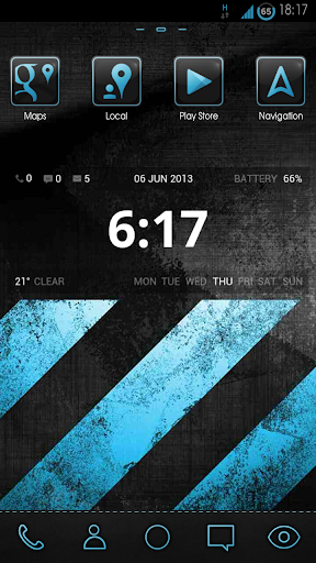 greyICE HD Launcher Theme