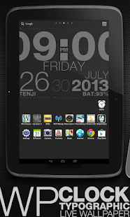 wp clock design live wallpaper - screenshot thumbnail