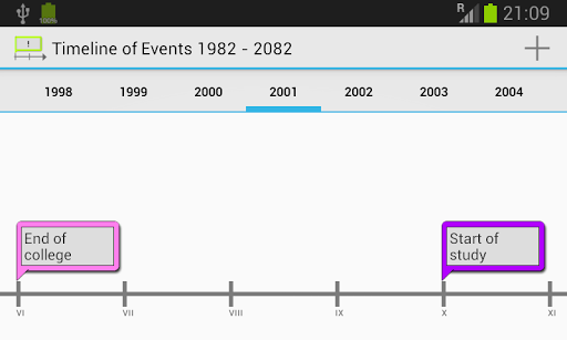 【免費生產應用App】Timeline of Events-APP點子