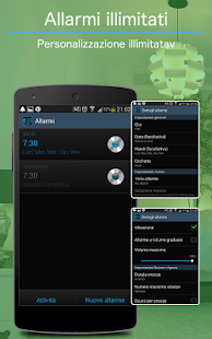Screenshot dell'applicazione Android Digital Alarm Clock