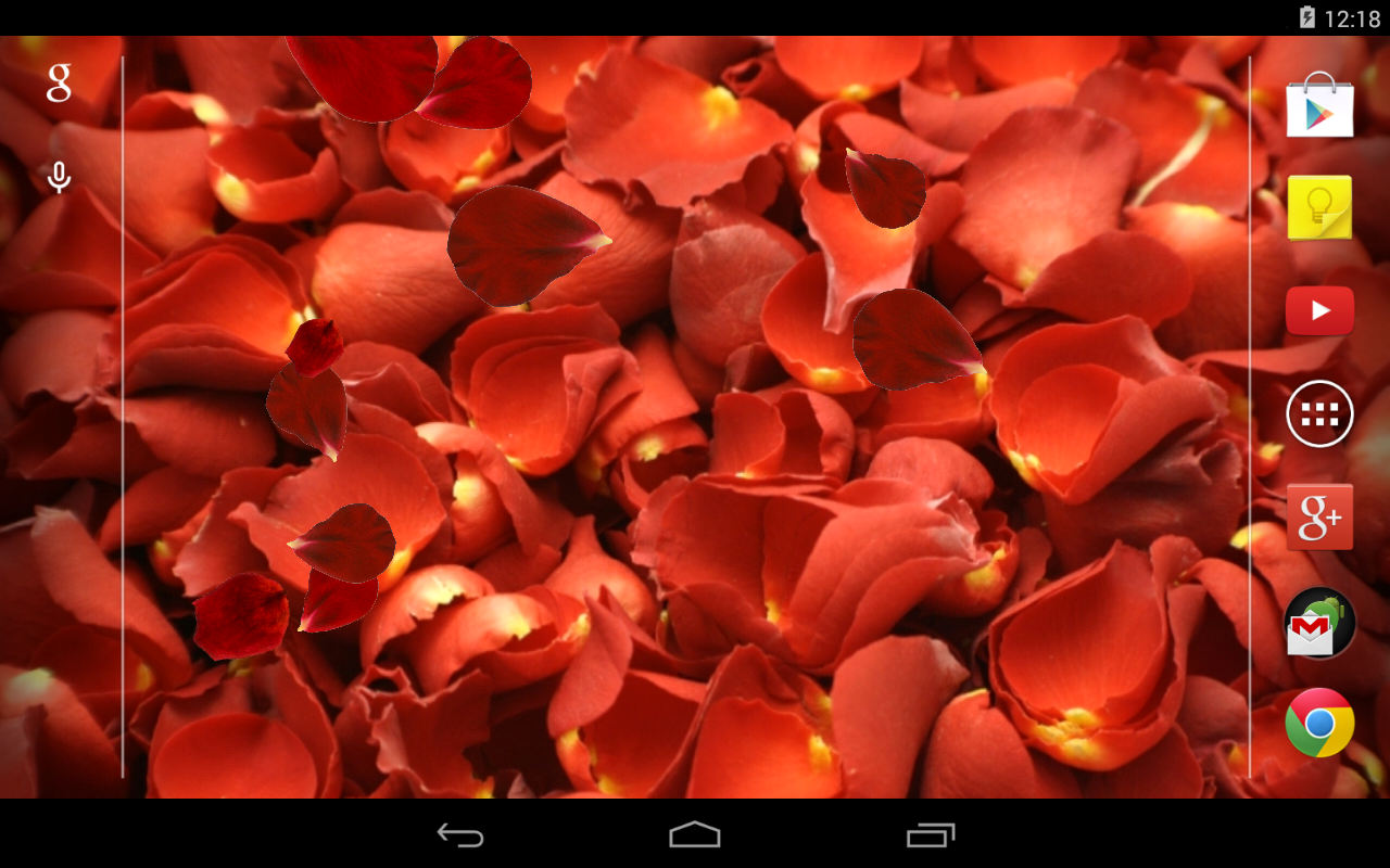 Download Rose petals 3D Live Wallpaper for PC
