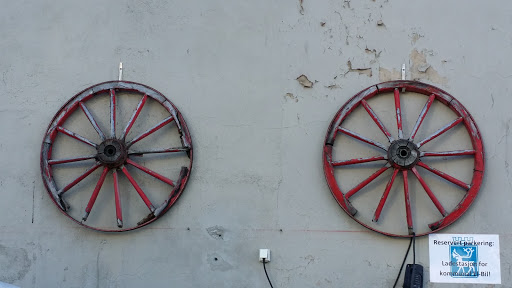 Wheels from the Old Fire Wagon
