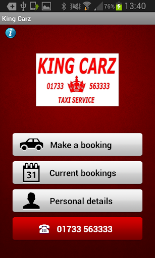 King Carz Taxis Booking App