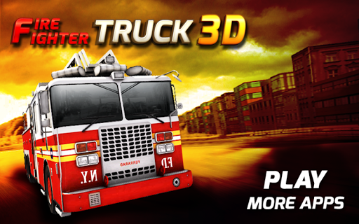 Firefighter truck 3d