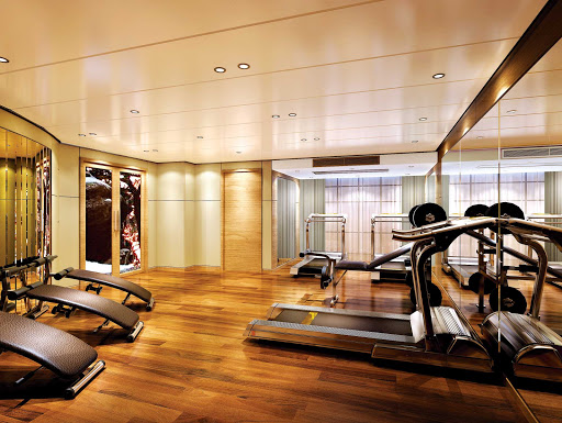 Stay in shape throughout your cruise of China with workouts at the gym aboard Uniworld's Century Legend and Century Paragon. 