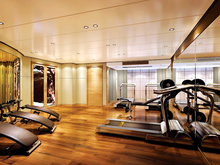 Stay in shape throughout your cruise of China with workouts at the gym aboard Uniworld's Century Legend and Century Paragon. 