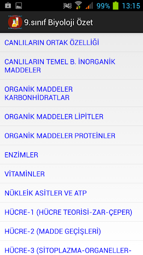 【免費教育App】9.Sınıf Biyoloji Özet Pro-APP點子