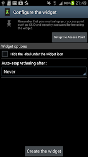 Free Download Wifi Tethering Widget APK