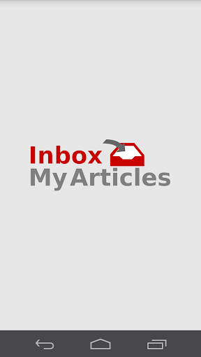 Inbox My Articles News Reader