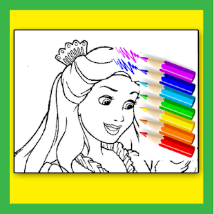 Disney Princesses Coloring Pages free For Kids