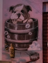 Grafitti Cachorro No Banho 