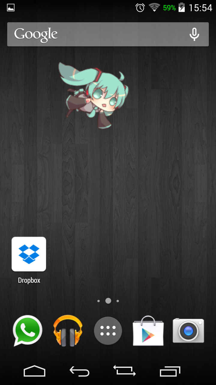 Shimeji – Mikudoll live Screen 2