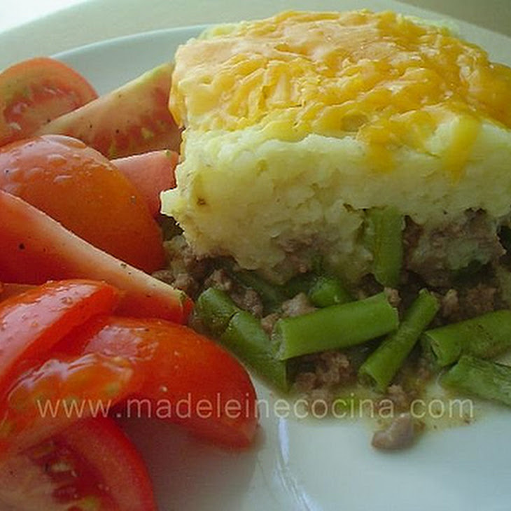Ground Beef with String Beans and Mashed Potatoes Frozen