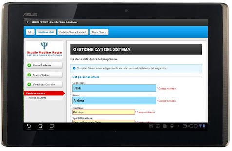 Cartella Clinica Psicologo Screenshots 1