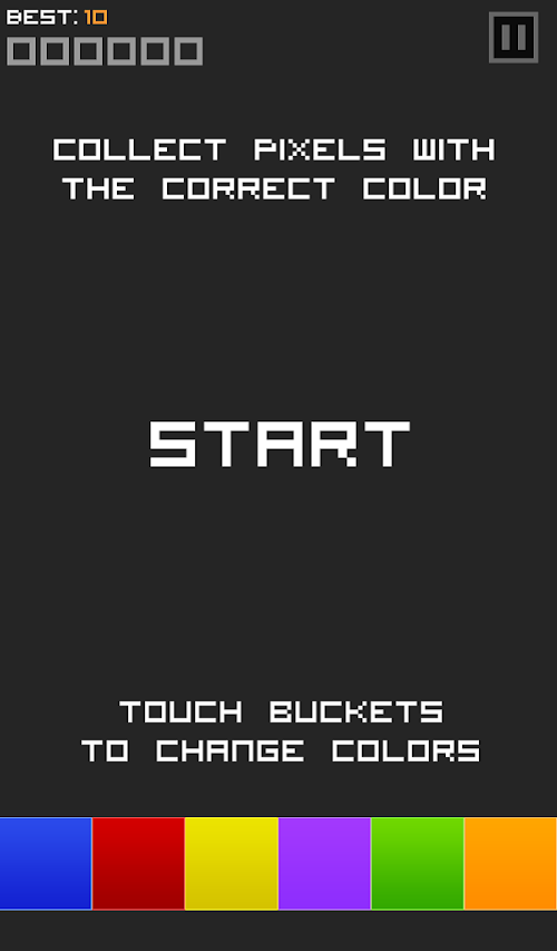 Android application PixelDrops screenshort