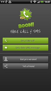 BOOM Fake call and SMS Lite