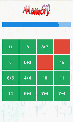 Memory Math For Kids