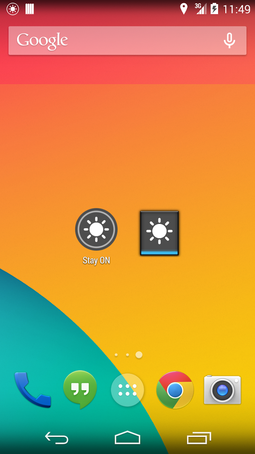 Stay ON, Keeps your Display On Screen 2