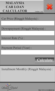 How to get Malaysia Car Loan Calculation 1.0.1 mod apk for bluestacks