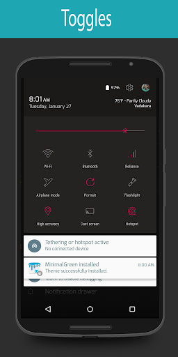 Minimal Line Style CM12 theme