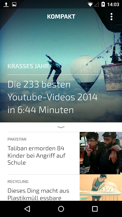 Android application KOMPAKT screenshort
