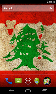Flag of Lebanon Live Wallpaper - náhled