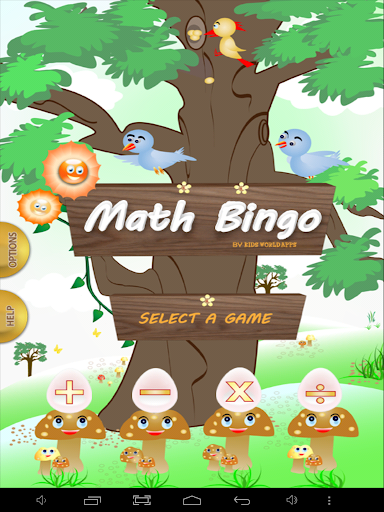 Math Bingo Addition Game Free