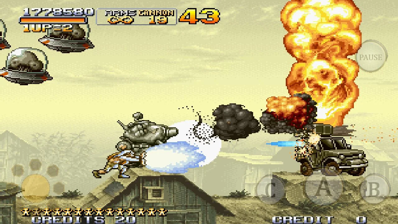    METAL SLUG X- screenshot  