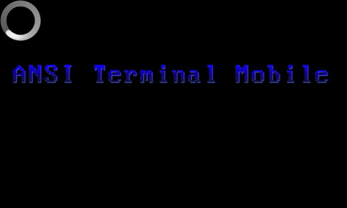 Android application ANSI Terminal Mobile screenshort